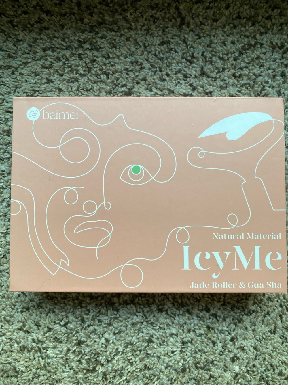 IcyMe Jade Roller & Gua Sha Set